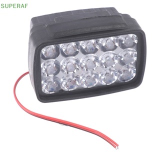 Superaf ไฟหน้ารถจักรยานยนต์ 15 LED 1000LM สําหรับ Motos ATV Scooter Lighg ขายดี