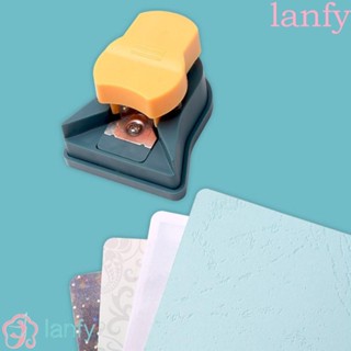 Lanfy อุปกรณ์ตัดมุมกระดาษ แบบพกพา DIY