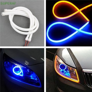 Superaf แถบไฟ LED DRL ยืดหยุ่น 60 ซม. สําหรับจอดรถยนต์
 มาแรง