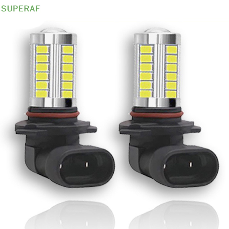 Superaf ขายดี หลอดไฟตัดหมอก LED H4 H7 H8 H11 9005 9006-5630-33 12V สําหรับรถยนต์ 2 ชิ้น