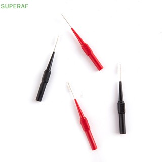 Superaf เครื่องมือวิเคราะห์ มัลติมิเตอร์ ตะกั่วด้านหลัง 0.7 มม. 30V 4 ชิ้น