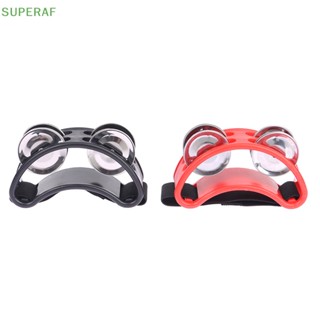 Superaf กลองแทมบูรีน แบบสั่น สําหรับกลองเท้า