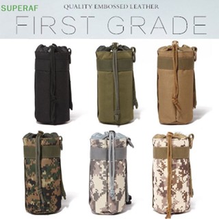 Superaf กระเป๋าใส่ขวดน้ํายุทธวิธี เดินทาง กาต้มน้ํา Molle ที่วางขวด ขายดี