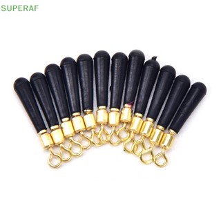 Superaf ขายดี ทุ่นลอยน้ํา หัวทองแดง สําหรับตกปลา 10 ชิ้น