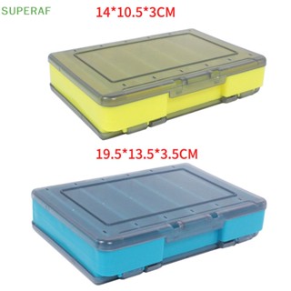 Superaf กล่องพลาสติกสองด้าน สําหรับเก็บเหยื่อตกปลา