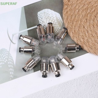 Superaf หลอดไฟนีออน Led สั่นสะเทือน สําหรับติดวาล์วยางรถยนต์ จักรยาน 2 ชิ้น