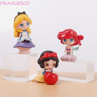 Francesco โมเดลฟิกเกอร์ PVC รูปการ์ตูนเจ้าหญิงสโนว์ไวท์ Q Version PVC สําหรับเก็บสะสม