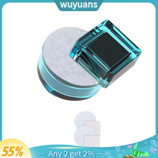 Wuyuans ที่ขูดสาหร่ายแม่เหล็ก กันลื่น สําหรับทําความสะอาดกระจกตู้ปลา 4-8 มม. (2.9X2.9 ซม.)