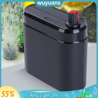 Wuyuans ปั๊มออกซิเจน แบบพกพา 3 ลิตร / นาที ชาร์จ Usb เงียบ แอร์คอมเพรสเซอร์ ตู้ปลา อุปกรณ์เสริมตู้ปลา