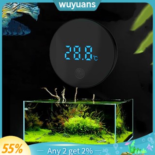 Wuyuans เครื่องวัดอุณหภูมิดิจิทัล มีเสียงเตือน หน้าจอ Led สําหรับตู้ปลา และปีนเขา