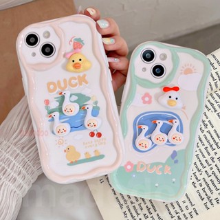 Casing OPPO Reno 10 Pro+ 8T 8 5G 7Z 8Z 7 4G 6 6Z 5Z 5F 5Lite 5 6Lite 4 A94 A93 A78 A77 A17 A17K A16 A16K A16S A16E A74 A95 A55 A54 A15 A15S A52 A72 A92 A53 A33 2020 A31 3D Duck Doll strawberry Flower Sun Cartoon Fine Hole BFF Soft Phone Case Cover NY 43