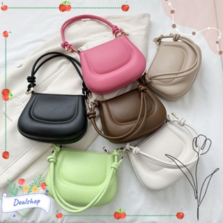 Dealshop กระเป๋าสะพายไหล่ แฟชั่น สีพื้น เรียบง่าย