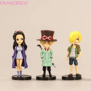 Francesco โมเดลฟิกเกอร์ PVC รูปการ์ตูนอนิเมะ Luffy Roronoa Hancoc ของเล่นสําหรับเด็ก