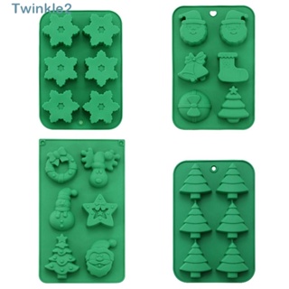 Twinkle แม่พิมพ์ซิลิโคน รูปเกล็ดหิมะ สําหรับทําสบู่ เค้ก แฮนด์เมด DIY