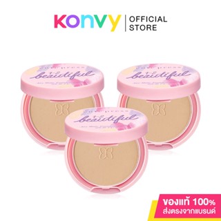 [แพ็คสาม] Cute Press 1-2-Beautiful Airy Matte Foundation Powder SPF30/PA+++ [5g x 3pcs] #02 นวัตกรรมแป้งงานผิว ไซส์ม...