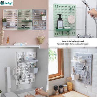 Pegboard Diy Wall Decor จัดเก็บโต๊ะ Organizer Peg Hole Board แขวนชั้นวางของ Universal 30x42 ซม. heby1