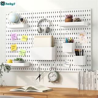 Siv Pegboard Peg Board Organizer อุปกรณ์เสริมชั้นวางของแขวนผนังชั้นวาง heby1