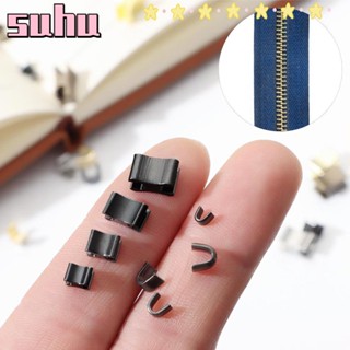 Suhuhd 10 ชุด ซ่อม ซิป จุก DIY เครื่องมือช่างตัดเสื้อ โลหะอัลลอยด์