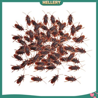 [HelleryTH] ของเล่นแมลงสาบปลอม ของขวัญวันฮาโลวีน สําหรับเด็ก 100 ชิ้น