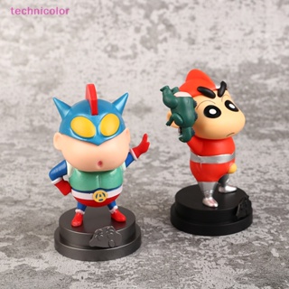 [technicolor] โมเดลฟิกเกอร์ การ์ตูนญี่ปุ่น Crayon Chan Action Kamen Monster ของเล่น ของขวัญ สําหรับตกแต่งห้อง