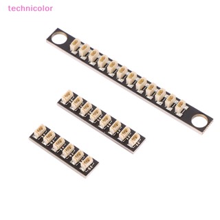 [technicolor] ซ็อกเก็ตไฟ Led ขนาดเล็ก 0.8 มม. 2 6 8 12 Pin พร้อมบล็อกตัวต่อเลโก้ DIY ของเล่นสําหรับเด็ก