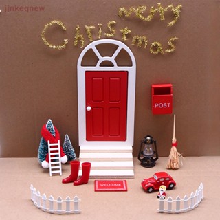 Jkth โมเดลประตูบ้านตุ๊กตาจิ๋ว เฟอร์นิเจอร์ DIY สําหรับตกแต่งบ้านตุ๊กตา JKK
