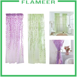 [Flameer] ผ้าม่านกรองแสง ขนาด 100x200 ซม. แฟชั่น สําหรับหน้าต่าง ห้องครัว ห้องนั่งเล่น ห้องน้ํา