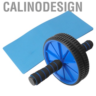 Calinodesign 18cm Diameter Sponge Dual Roller Fitness Abdominal Exerciser Equipment Trai