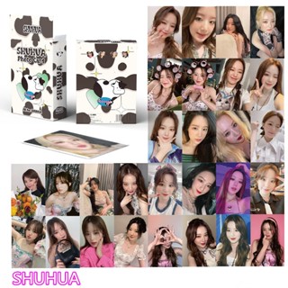 โปสการ์ดโฮโลแกรมเลเซอร์ I-DLE Photocards Queencard I am Free-ty Album I FEEL YUQI MIYEON SHUHUA MINNIE SOYEON Kpop จัดส่งรวดเร็ว จํานวน 50 ชิ้น ต่อกล่อง