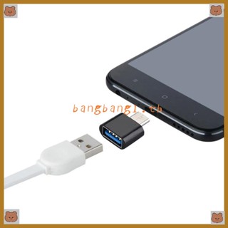 Bang อะแดปเตอร์ TypeC เป็น USB สีดํา สีขาว สําหรับแท็บเล็ต และโทรศัพท์มือถือ