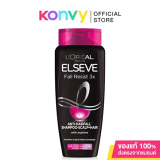 LOreal Paris Elseve Fall Resist 3X Anti-Hairfall Shampoo 280ml ลอรีอัล ปารีส แชมพูสูตรสำหรับลดผมขาดหลุดร่วง.