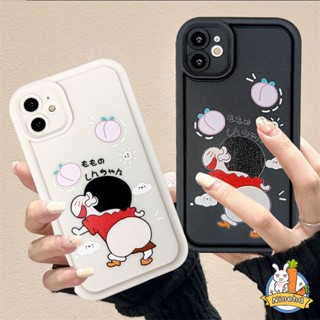 เคสโทรศัพท์มือถือแบบนิ่ม กันกระแทก ลายการ์ตูนชินจังตลก สําหรับ iPhone 15 14 13 12 11 Pro Max X Xr Xs Max 8 7 6 6s Plus SE 2020