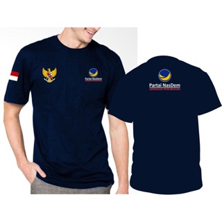 เสื้อยืด พิมพ์ลาย nasdem Party สําหรับผู้ชาย และผู้หญิง