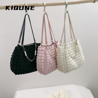 KIQUNE  กระเป๋าผู้หญิงสะพายข้าง กระเป๋าสะพาย ข้าง 2023 NEW   สวยงาม Trendy คุณภาพสูง Unique L91TZZA 37Z230910