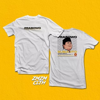 เสื้อยืด ผ้าฝ้าย พิมพ์ลาย Prabowo Subianto Gerindra 30S สําหรับงานปาร์ตี้