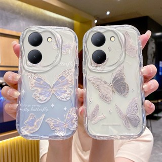 เคสโทรศัพท์มือถือแบบนิ่ม ใส กันกระแทก ลายการ์ตูนน่ารัก สําหรับ Vivo Y78 Y36 V25 5G V25E Y91i Y93 Y93S Y35 4G Y30 Y30I Y50 V9 Y51 Y51A Y31 Y85