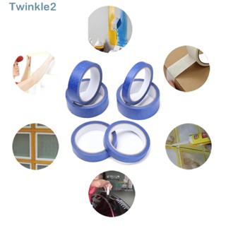 Twinkle เทปกาว สติกเกอร์กระดาษ ทนต่ออุณหภูมิ สีฟ้า DIY สําหรับตกแต่งรถยนต์