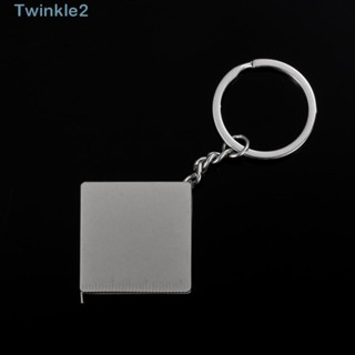 Twinkle เทปวัด พวงกุญแจ DIY เครื่องมือวัด สเตนเลส