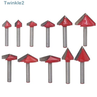 Twinkle ดอกเร้าเตอร์ทังสเตนเหล็ก 6 มม. 60 90 120 150 องศา 1 ชิ้น