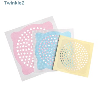 Twinkle 10 ชิ้น ที่จับผม ห้องน้ํา อ่างล้างจาน แบบใช้แล้วทิ้ง ฝาครอบท่อระบายน้ําชั้น