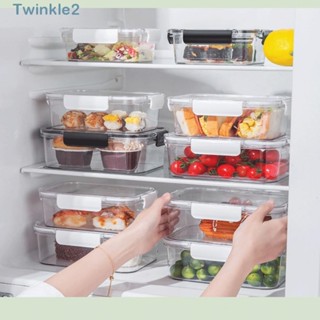 Twinkle กล่องเก็บอาหารกลางวัน PET แบบมีฝาปิด ด้านซ้าย