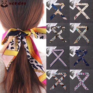Wonder ผ้าพันคอ ผ้าไหม ขนาดเล็ก 40 สี 2 ชิ้น
