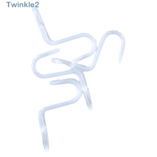 Twinkle ตะขอพลาสติกใส ประหยัดพื้นที่ ทนทาน สําหรับแขวนเสื้อผ้า 60 ชิ้น