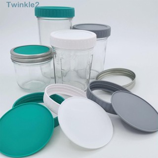 Twinkle ฝาปิดขวดโหลเมสัน กันรั่วซึม 86 มม. สําหรับขวดโหลปากกว้าง 2 ชิ้น