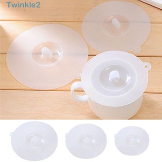 Twinkle ฝาครอบแก้ว ป้องกันฝุ่น พร้อมที่จับนูน 2 ชิ้น