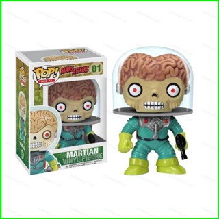 โมเดลฟิกเกอร์ อนิเมะ Mars Attacks Martian FUNKO POP ของขวัญ สําหรับตกแต่งบ้าน เก็บสะสม