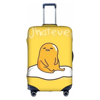 Gudetama ผ้าคลุมกระเป๋าเดินทาง แบบหนา ยืดหยุ่นสูง 18-32 นิ้ว (ไม่รวมกระเป๋าเดินทาง)