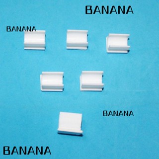 Banana1 คลิปที่วางปากกา ดินสอ แบบมีกาวในตัว สีขาว สําหรับบ้าน 10 ชิ้น