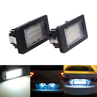 【Hot Style】ไฟ LED 12V สําหรับติดป้ายทะเบียนรถยนต์ BMW E82 E88 E39 E60 E60N E61 E70 E46 CSL