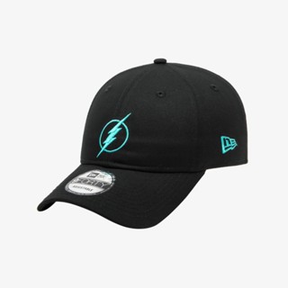 New Era หมวกรุ่น WARNER BROTHERS 100TH JUSTICE LEAGUE FLASH BLACK 9FORTY UNST CAP BLACK